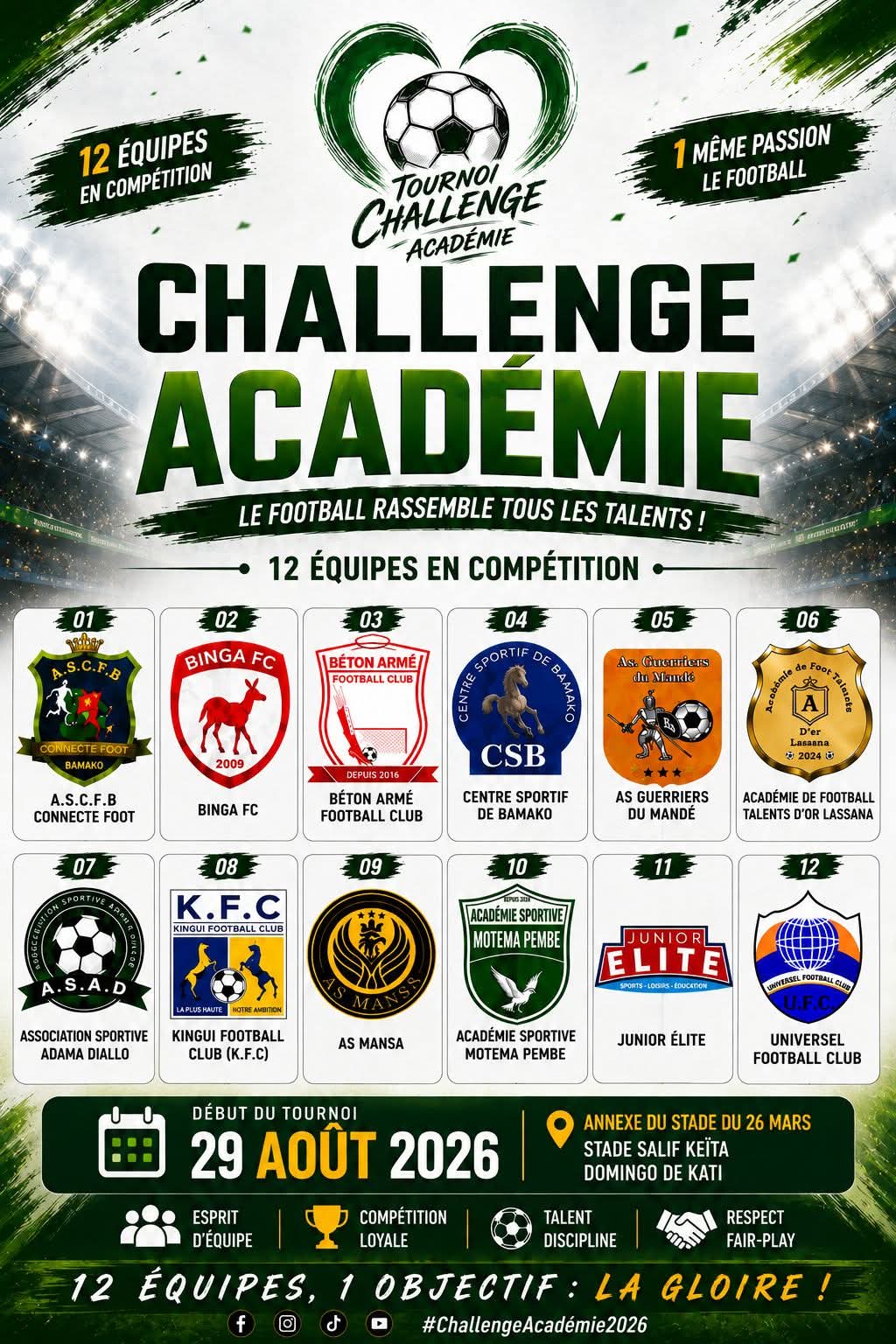 Tournoi challenge académie 